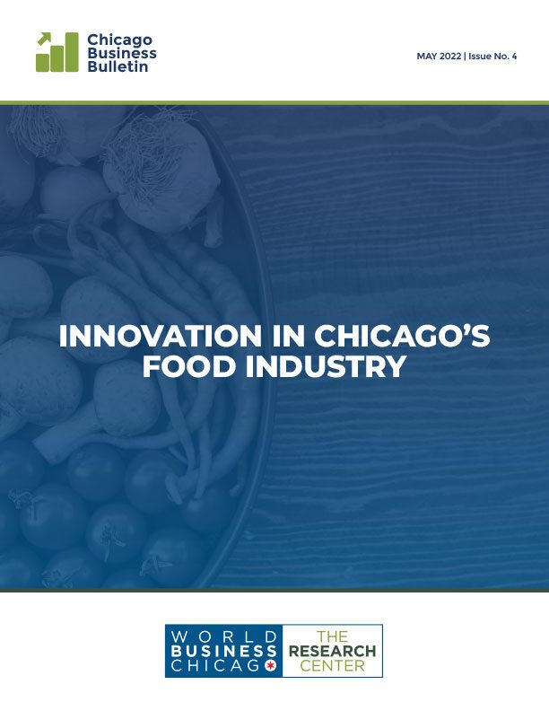 report cover with food bowl overlaid with blue 